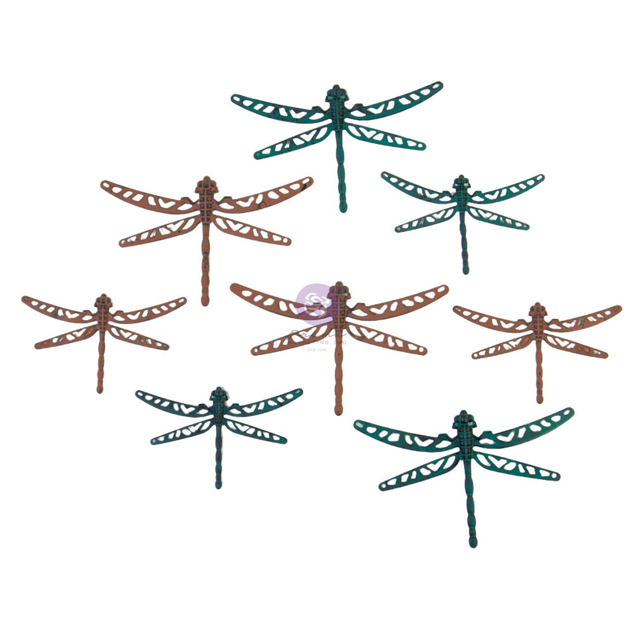 Prima Marketing Inc Mechanicals - Scrapyard Dragonflies - 8 Pcs 655350968526